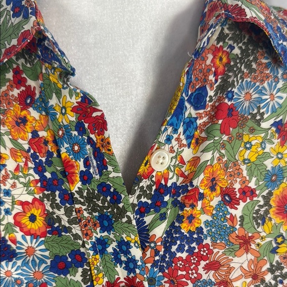 J.Crew Liberty Fabric Floral Dress (Size 00): - Picture 5 of 11